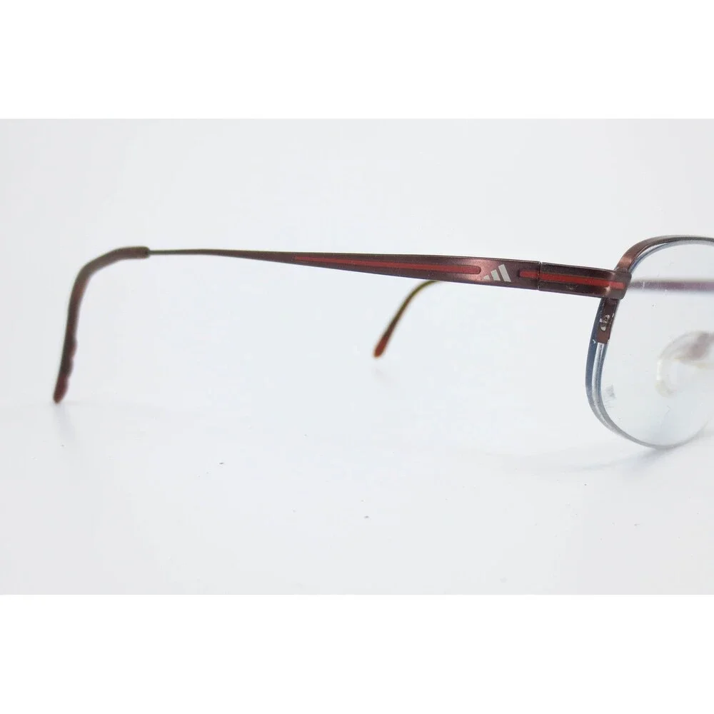 Adidas af04 40 6052 Eyeglasses Frames Burgundy Semi Rimless 53 19 140 Austria